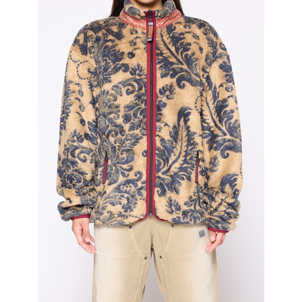 Damask Zip-up Fleece